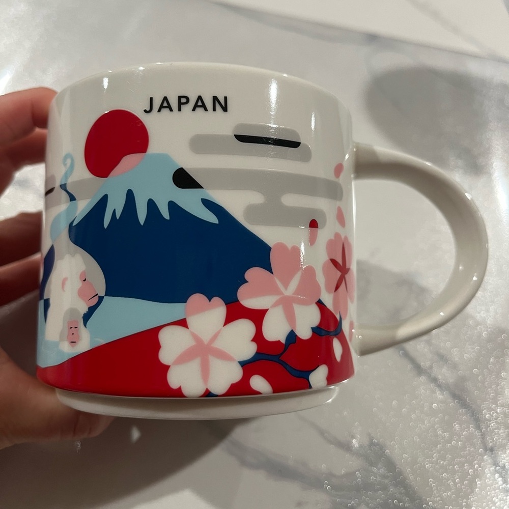 Starbucks Japan Themed Mug with Cherry Blossoms